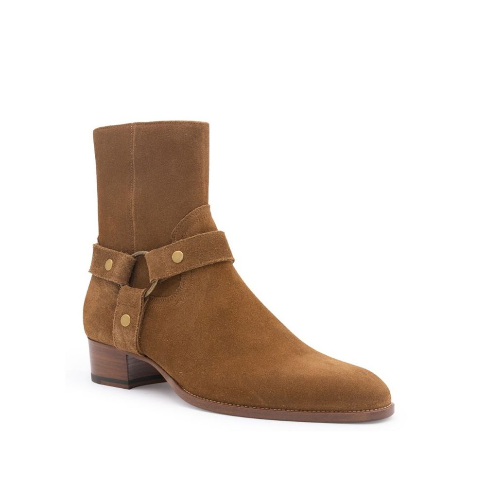 Saint Laurent Wyatt Harness-Stiefeletten