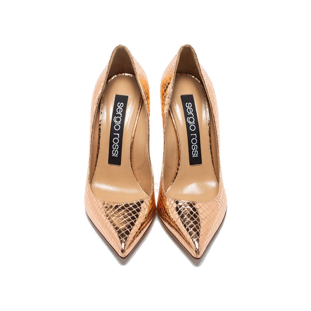 Sergio Rossi Godiva 090 Pumps mit Python-Effekt