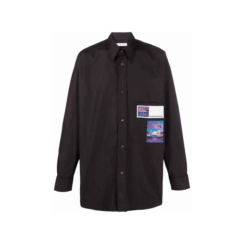 Valentino Garavani – Hemd mit „Water Nights“-Patches