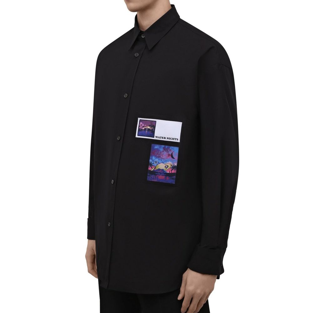 Valentino Garavani – Hemd mit „Water Nights“-Patches
