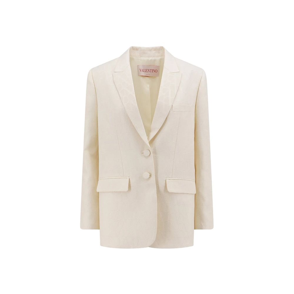 Valentino Jacke aus Woll- und Seidentoile „Iconographe“