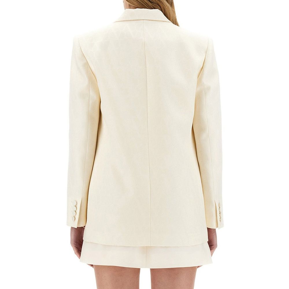 Valentino Jacke aus Woll- und Seidentoile „Iconographe“