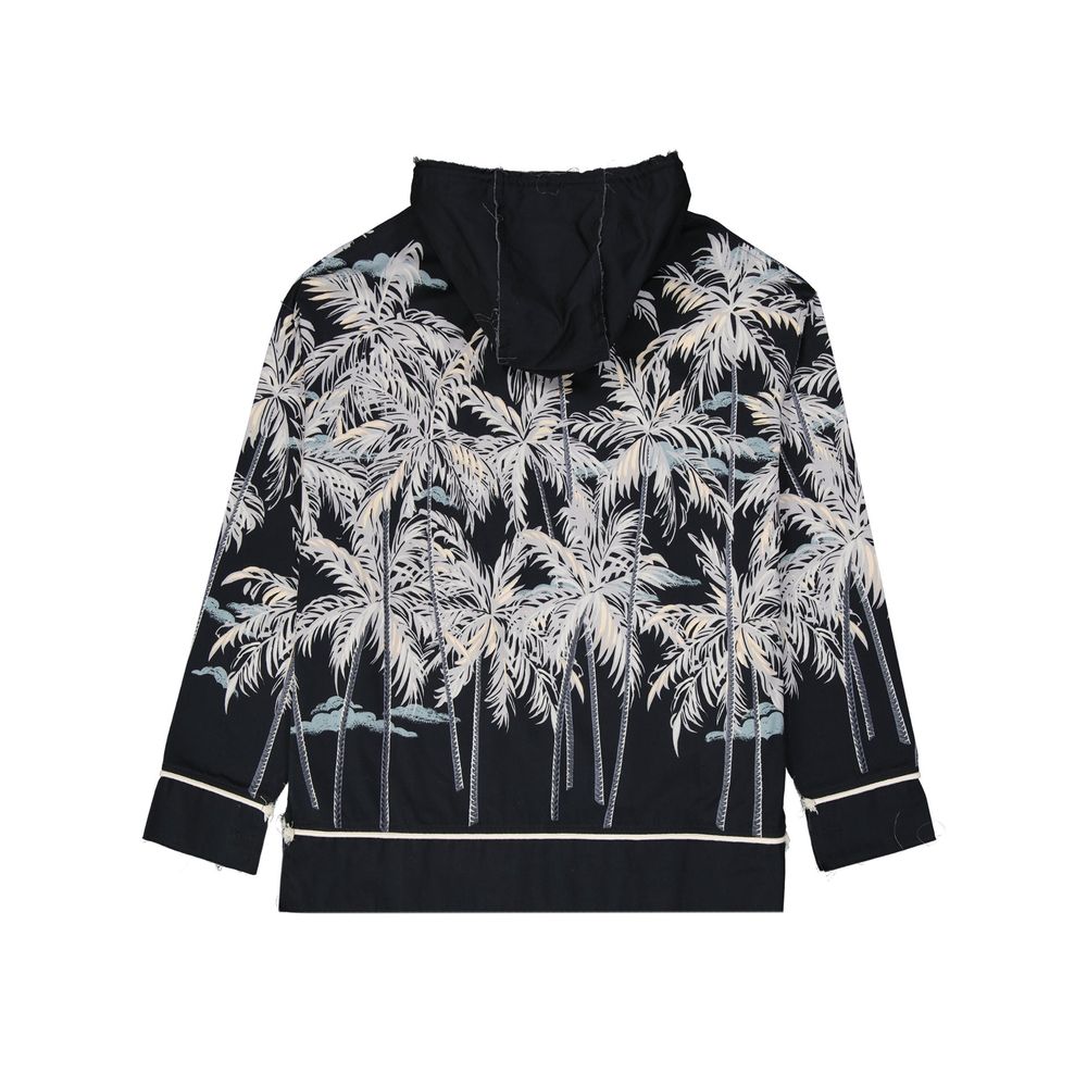Palm Angels – Bedrucktes Hemd mit Kapuze