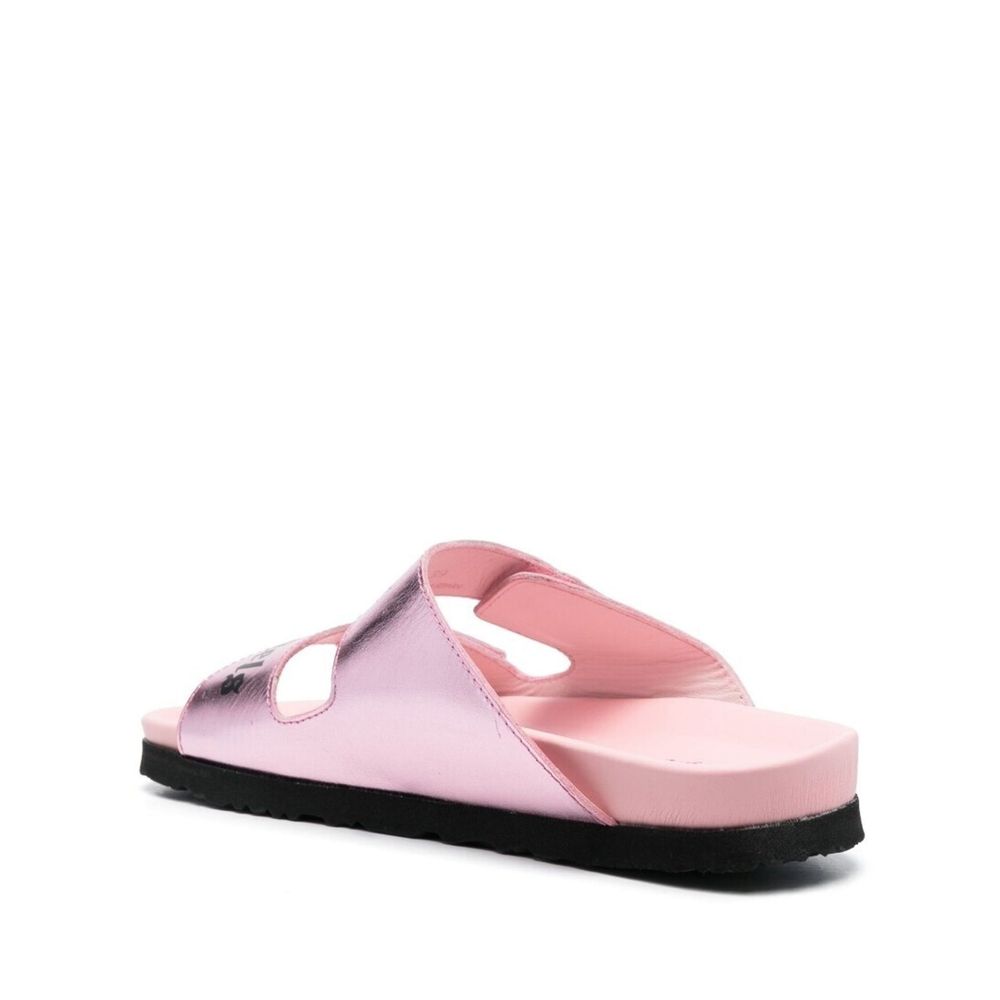 Palm Angels – Ledersandalen mit Logo