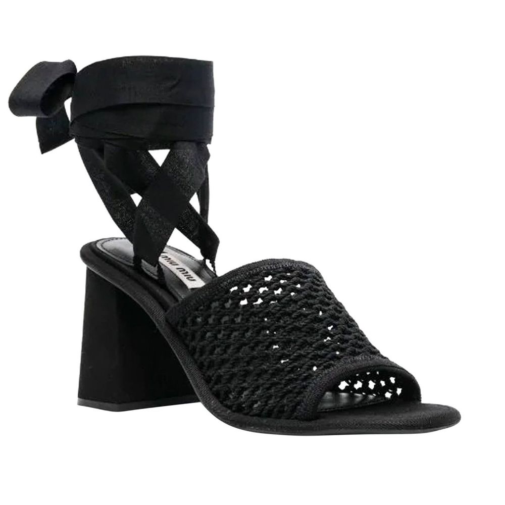 Miu Miu Makramee-Sandalen