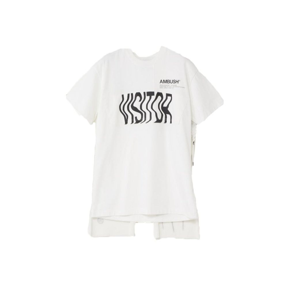 Ambush – Weißes Cape-T-Shirt