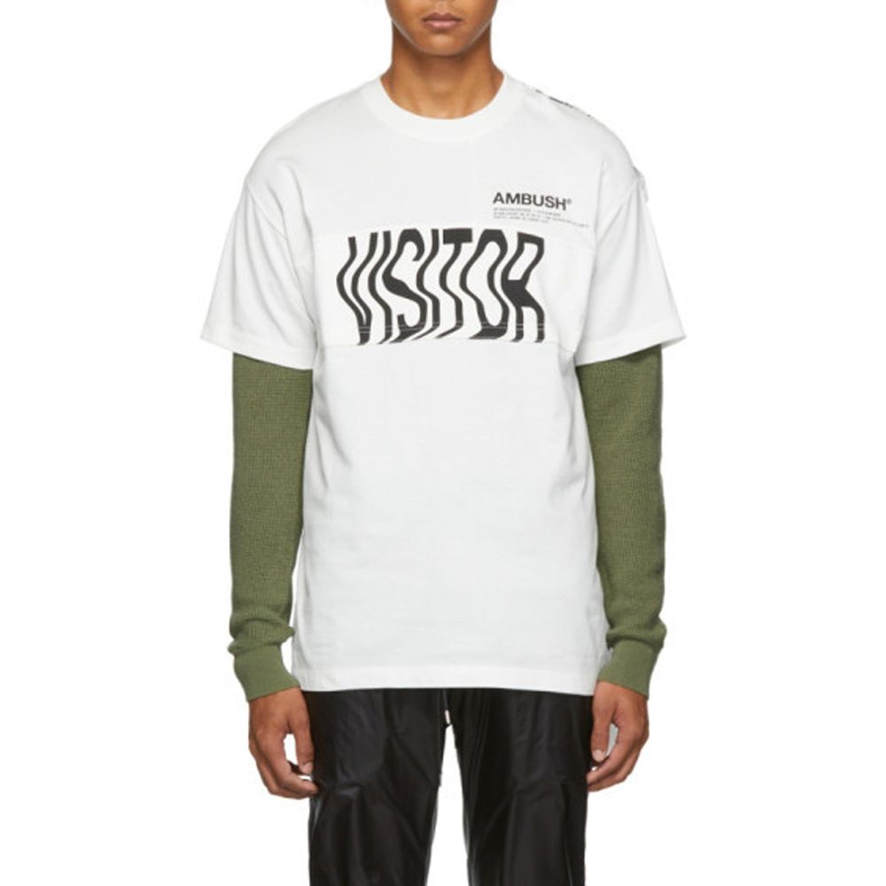 Ambush – Weißes Cape-T-Shirt