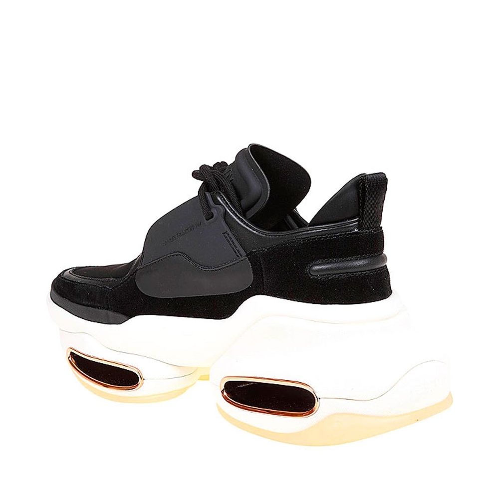 Balmain Sneakers aus Leder und Stoff