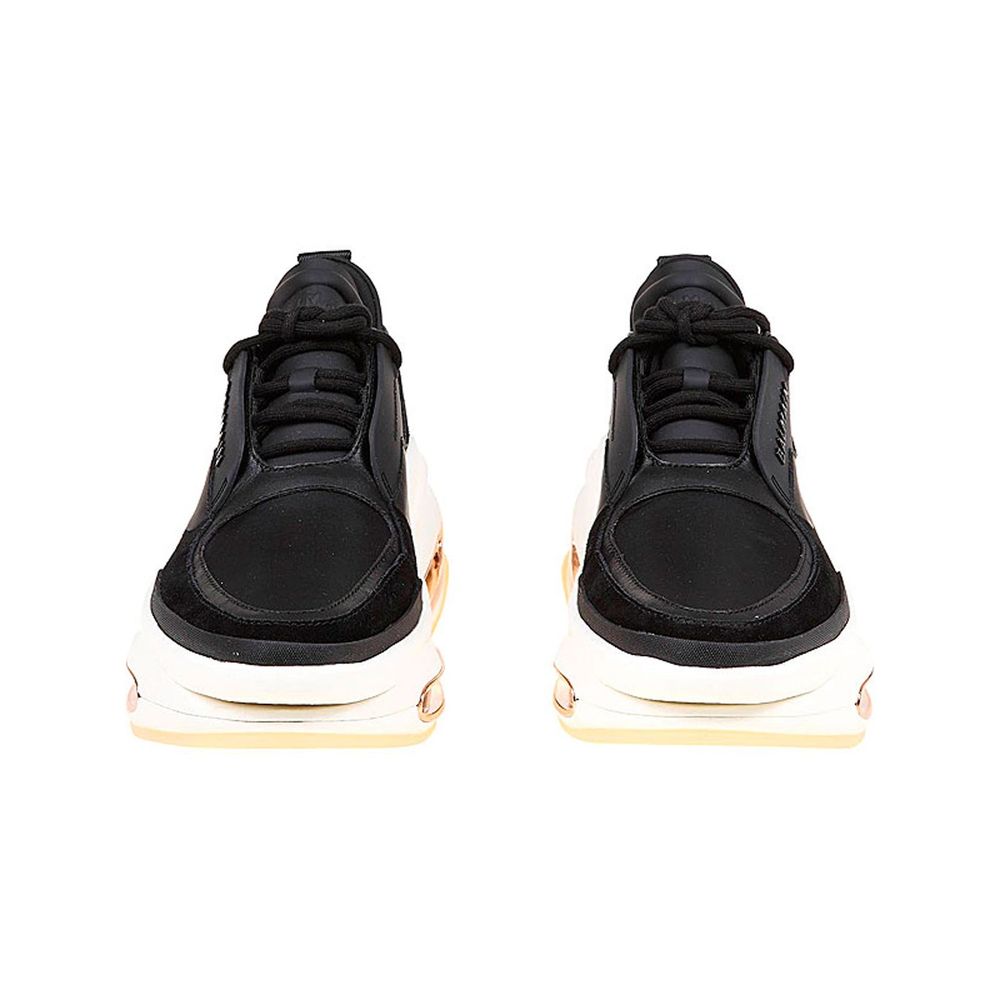 Balmain Sneakers aus Leder und Stoff