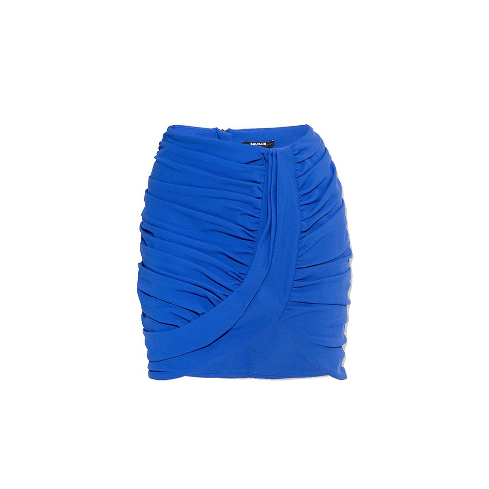 Balmain – Drapierter Minirock