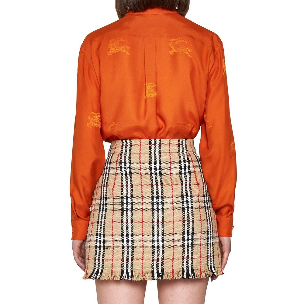 Minirock mit Burberry-Vintage-Muster