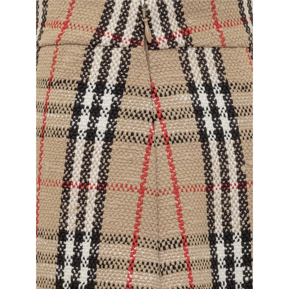 Minirock mit Burberry-Vintage-Muster