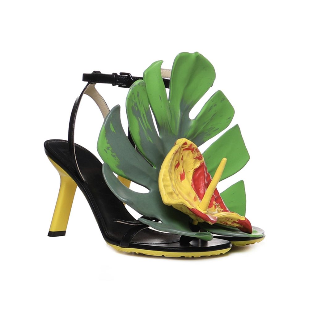 Loewe – Sandalen aus Leder „Petal Monstera“