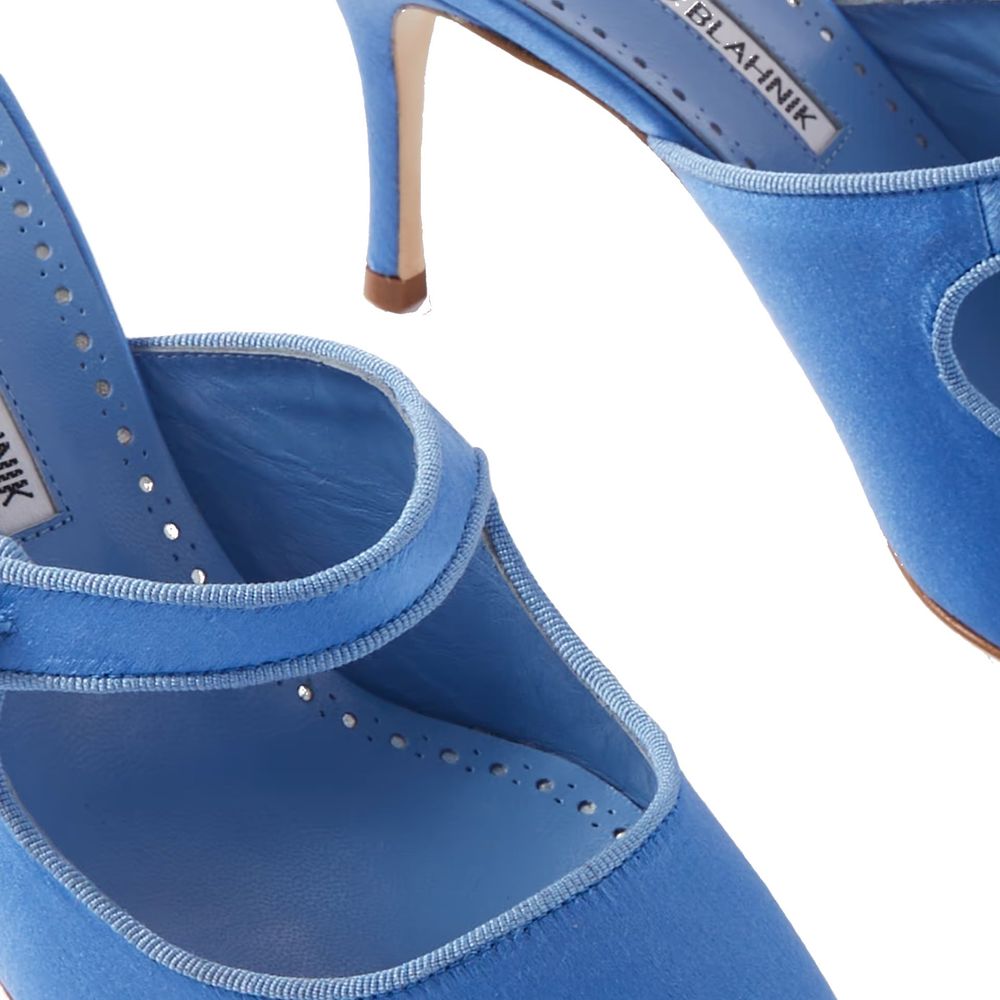 Manolo Blahnik Camparimu Jewel 070 Pantoletten