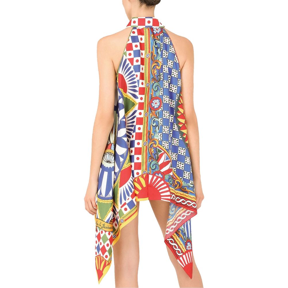Dolce &amp; Gabbana Dolce&amp;Gabbana Neckholder-Seidenhemd