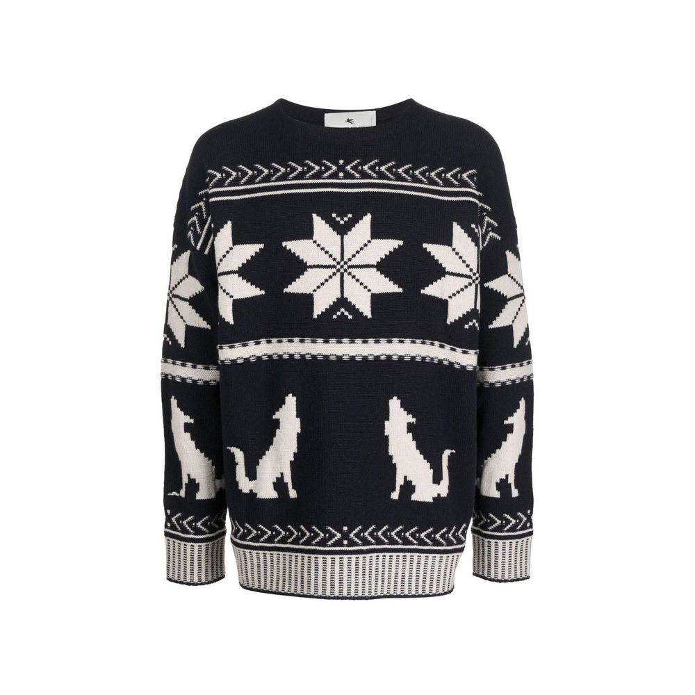 Etro Bestickter Baumwollpullover