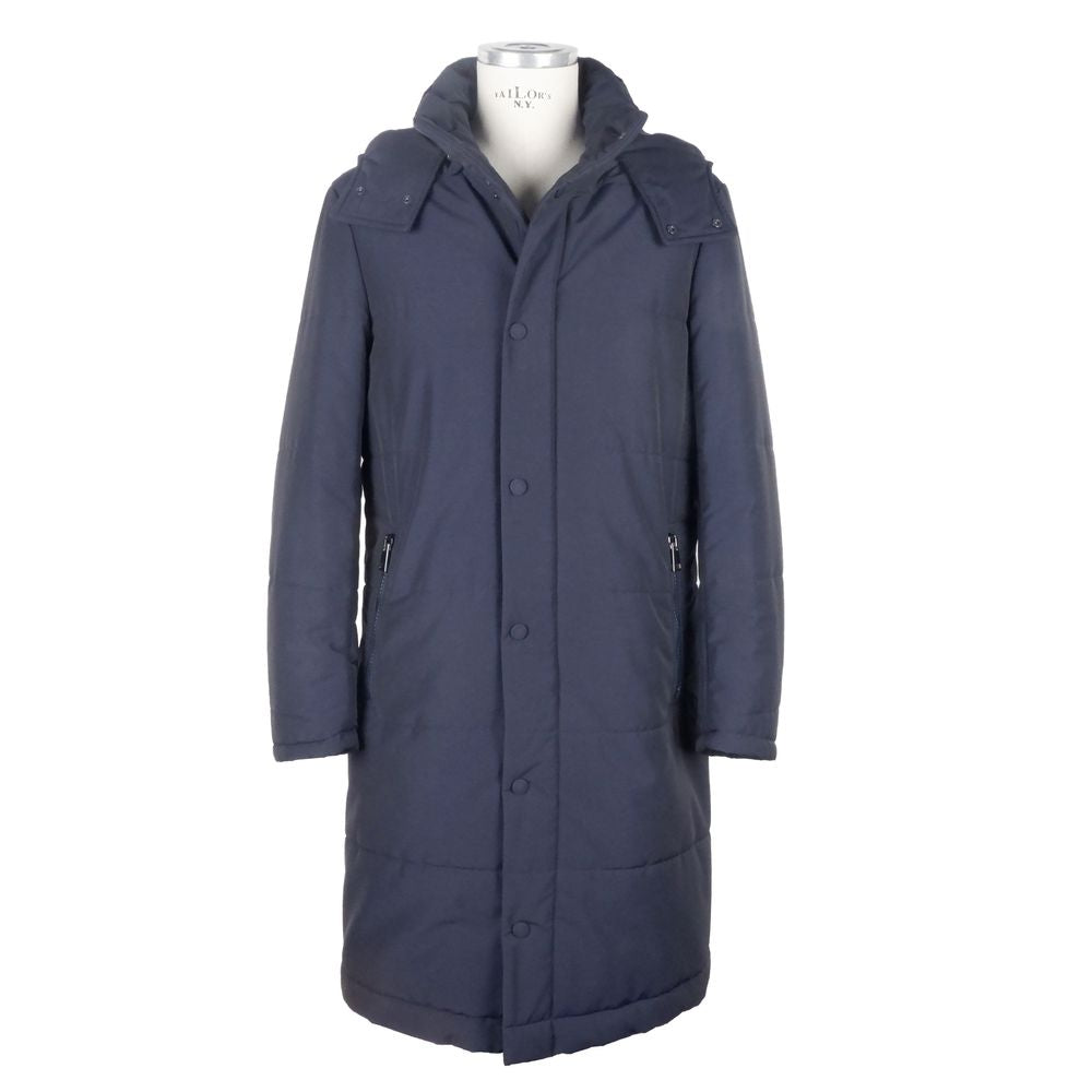 Made in Italy Blue Wool Jacket