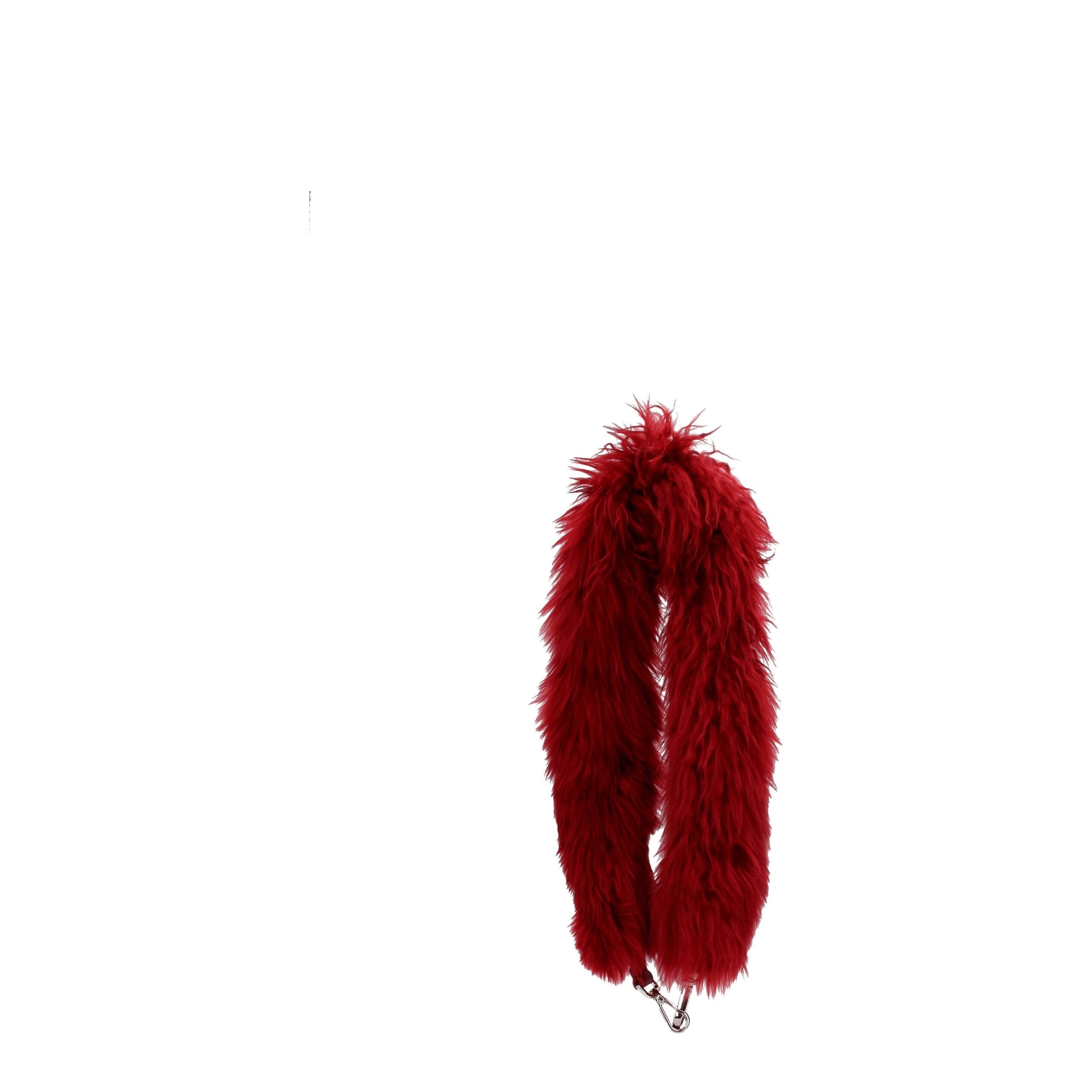 Fendi Rote Leder-Umhängetasche