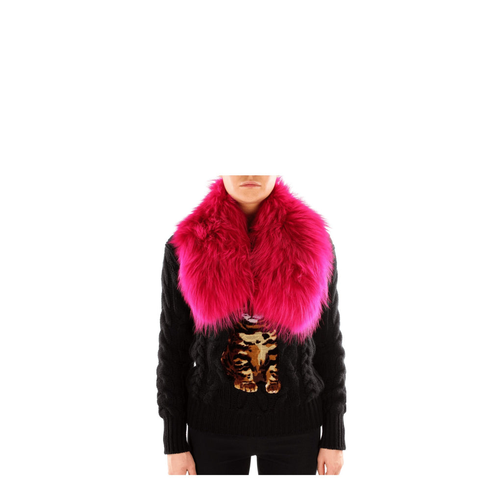 Herr Frau Hemd Rosa Pelz Foulard
