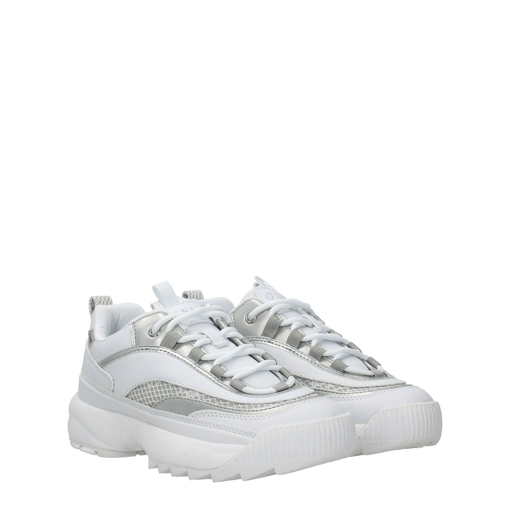 Guess – Weiße Sneakers aus Polyethylen