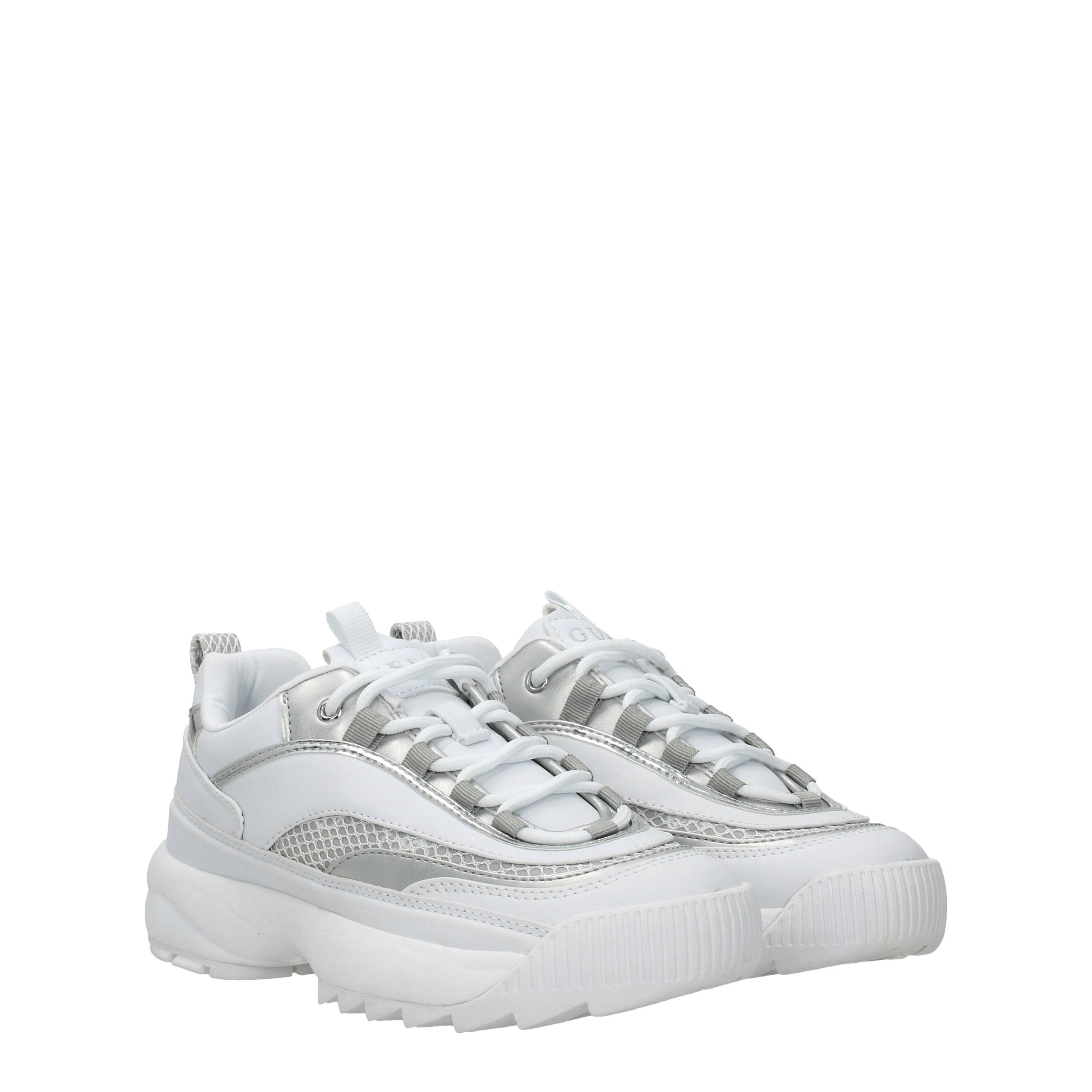 Guess – Weiße Sneakers aus Polyethylen