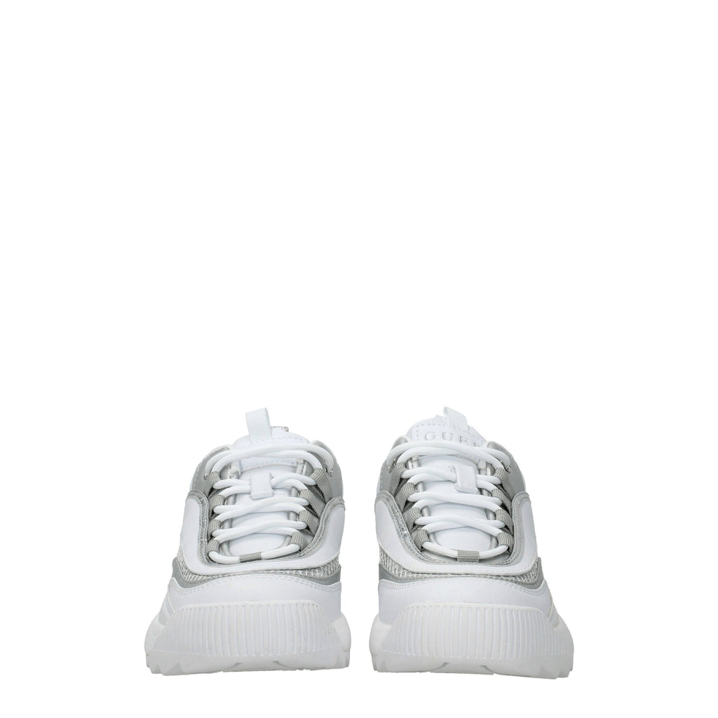 Guess – Weiße Sneakers aus Polyethylen