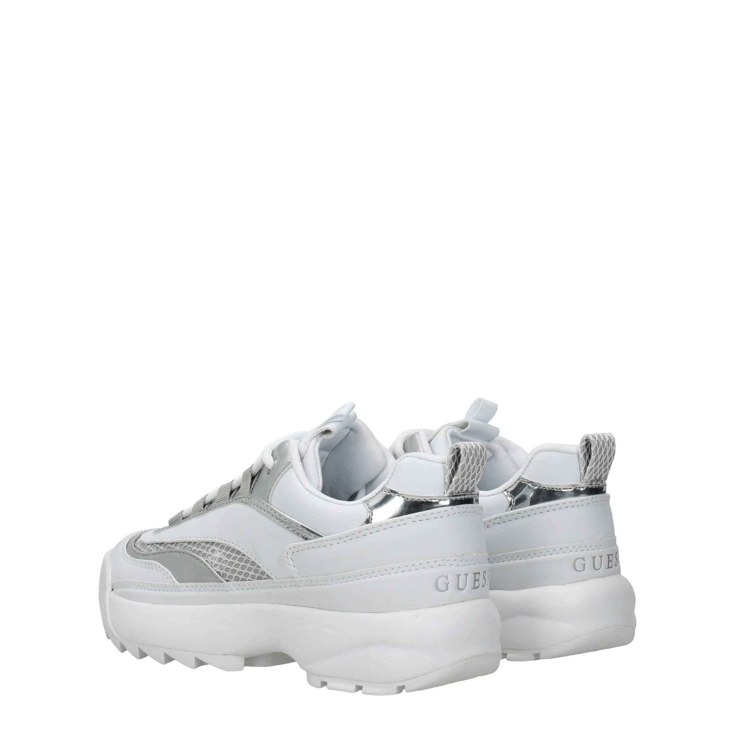 Guess – Weiße Sneakers aus Polyethylen