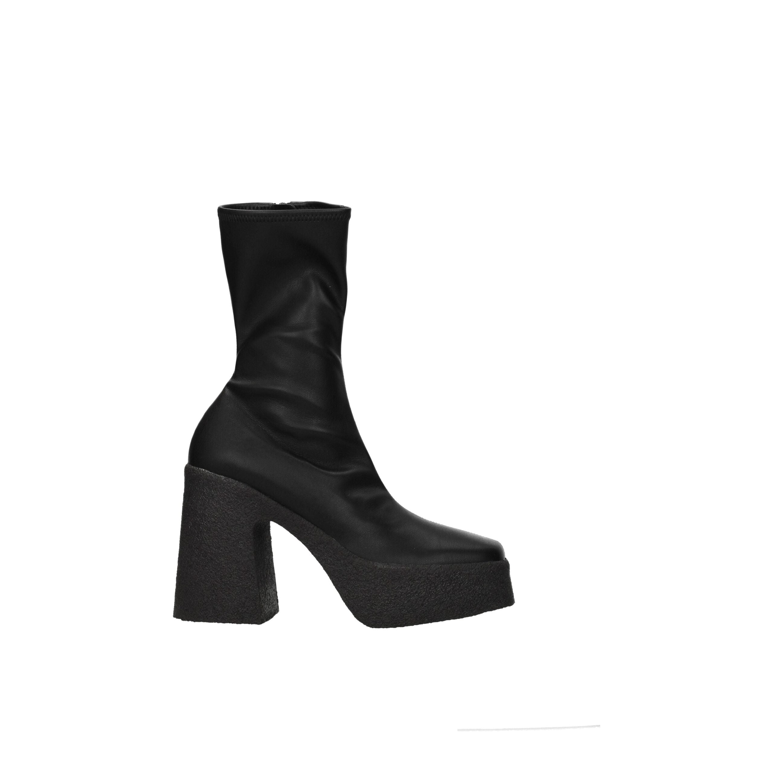 Stella McCartney – Schwarze Lederstiefelette