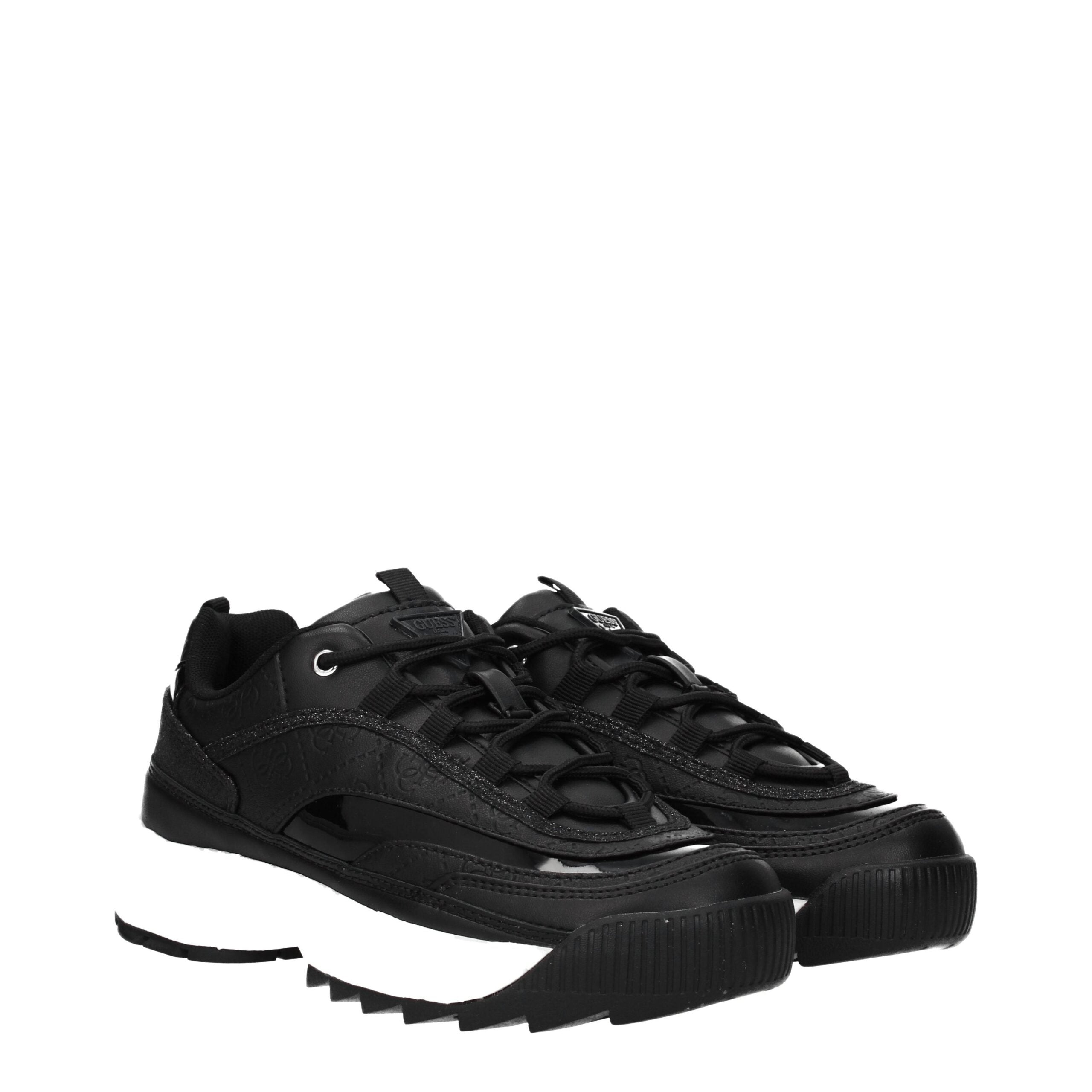 Guess – Schwarze Polyethylen-Sneaker