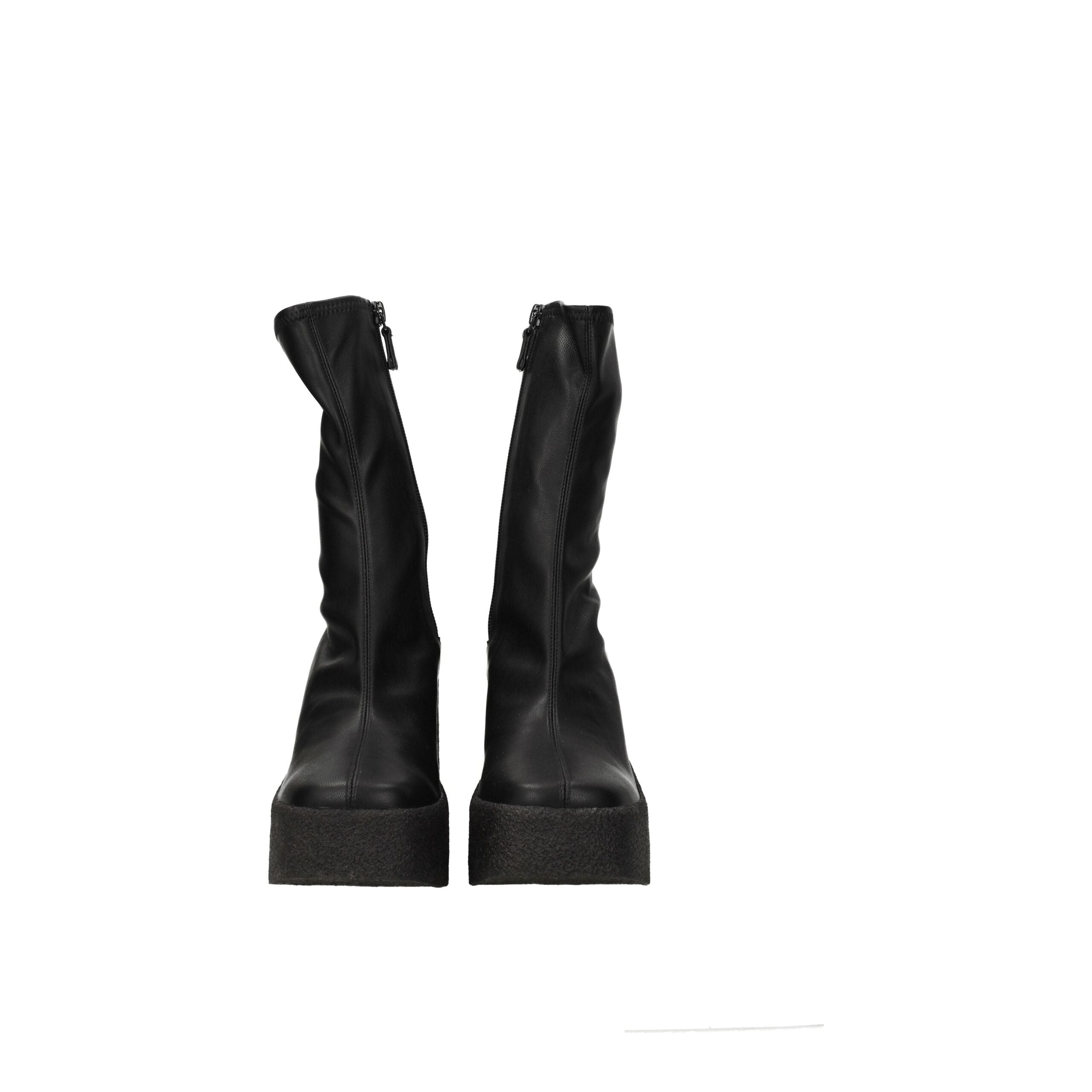 Stella McCartney – Schwarze Lederstiefelette