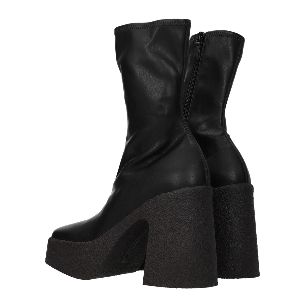 Stella McCartney – Schwarze Lederstiefelette