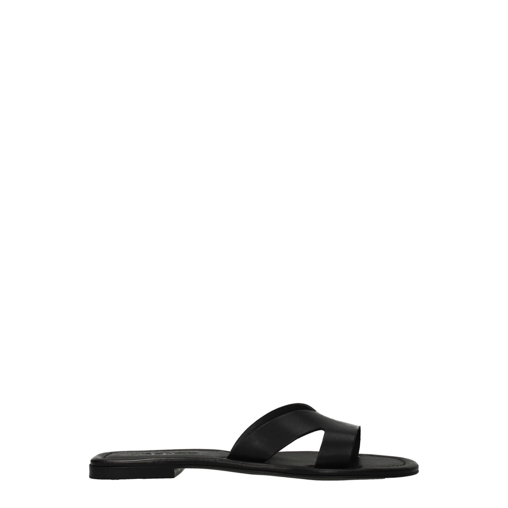 Kenzo – Schwarze Lederslipper
