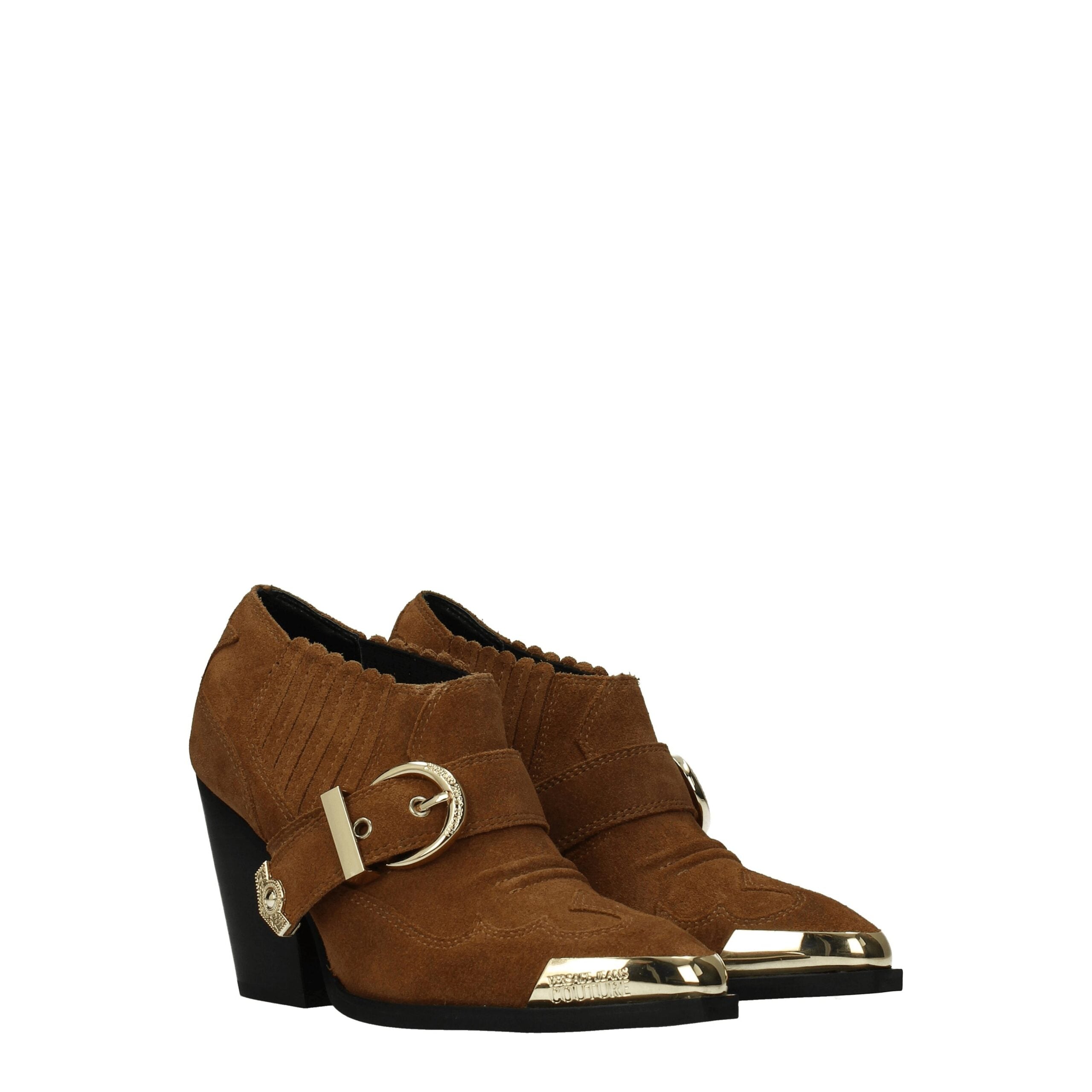 Versace Jeans Braune Lederknöchel