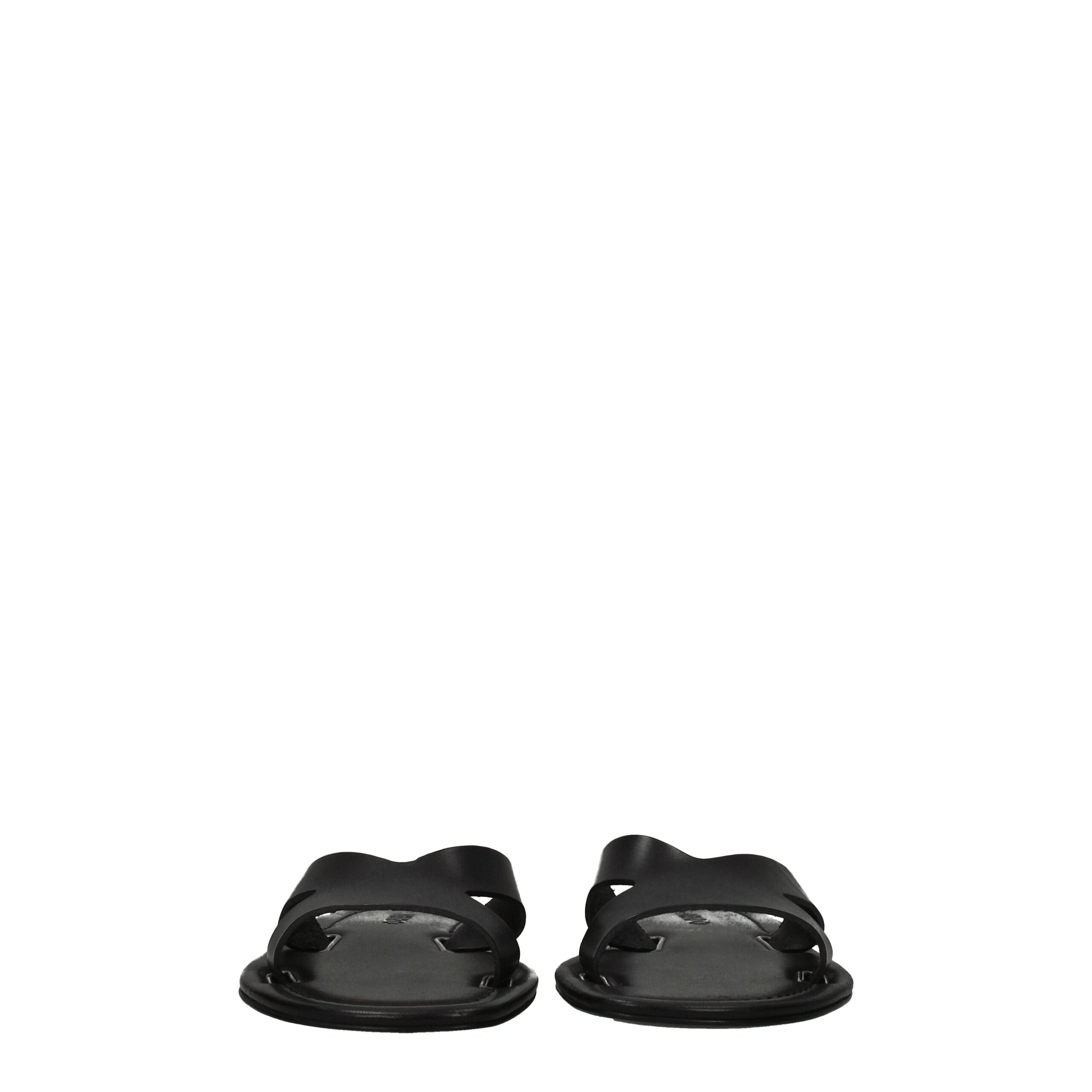 Kenzo – Schwarze Lederslipper