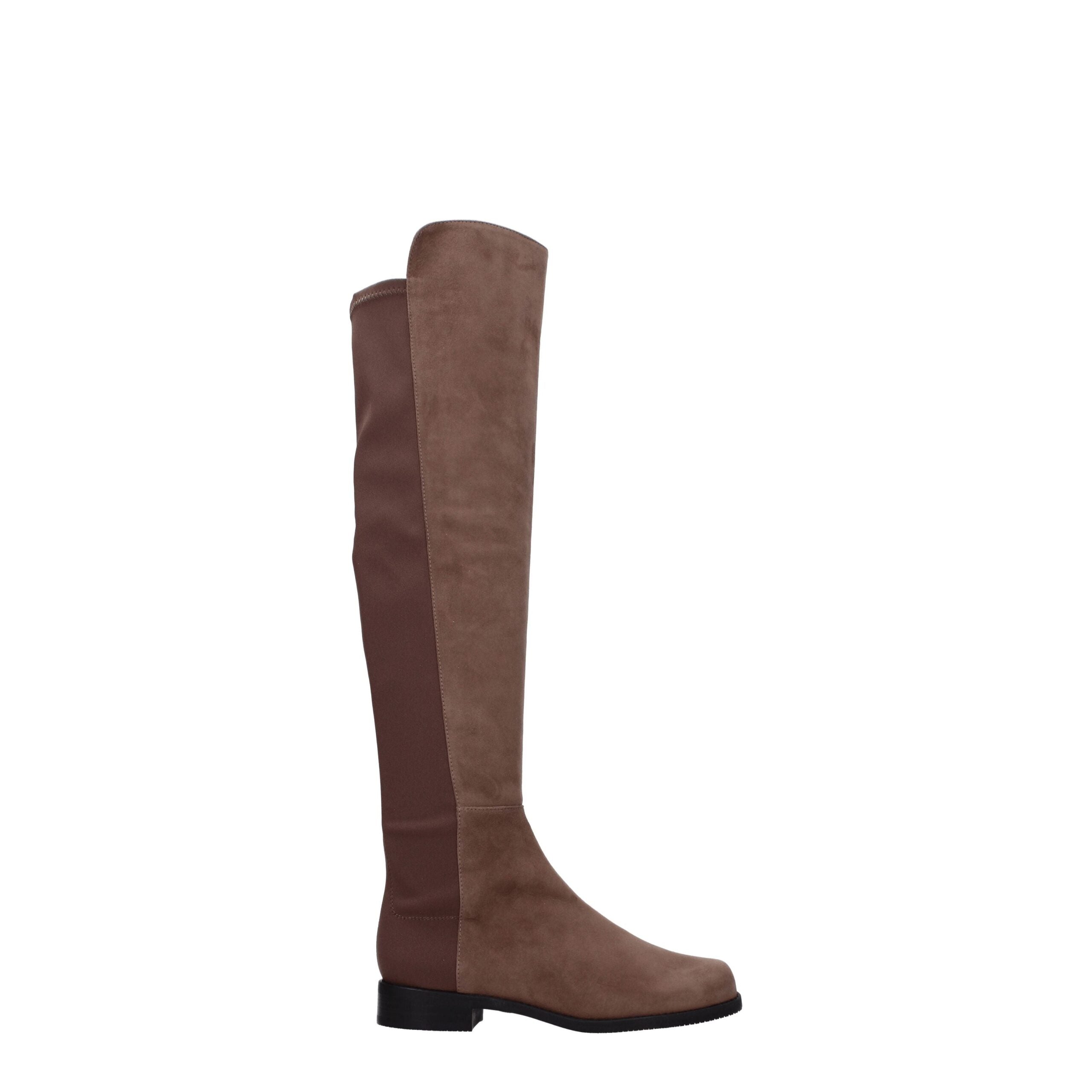 Stuart Weitzman – Brauner Lederstiefel