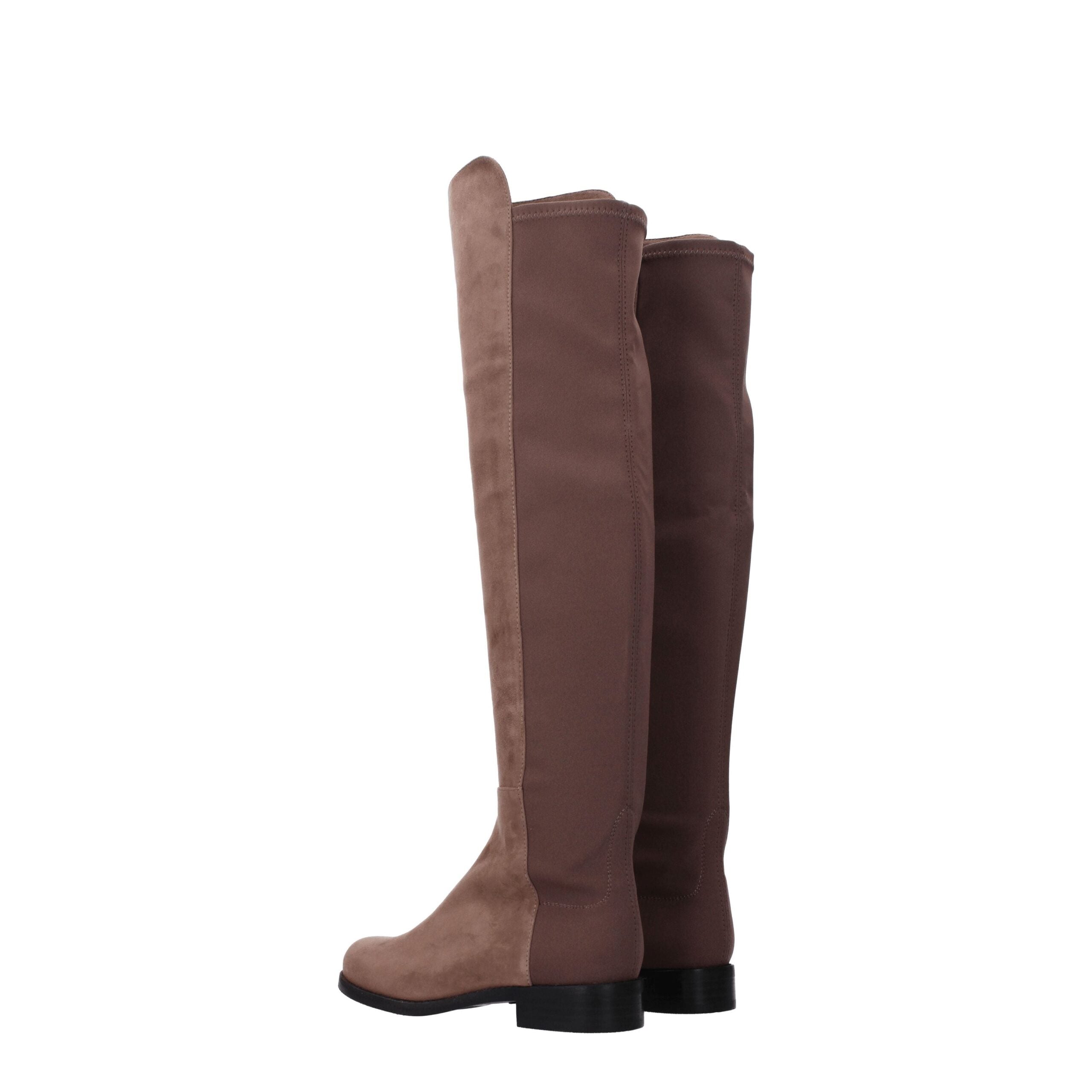Stuart Weitzman – Brauner Lederstiefel