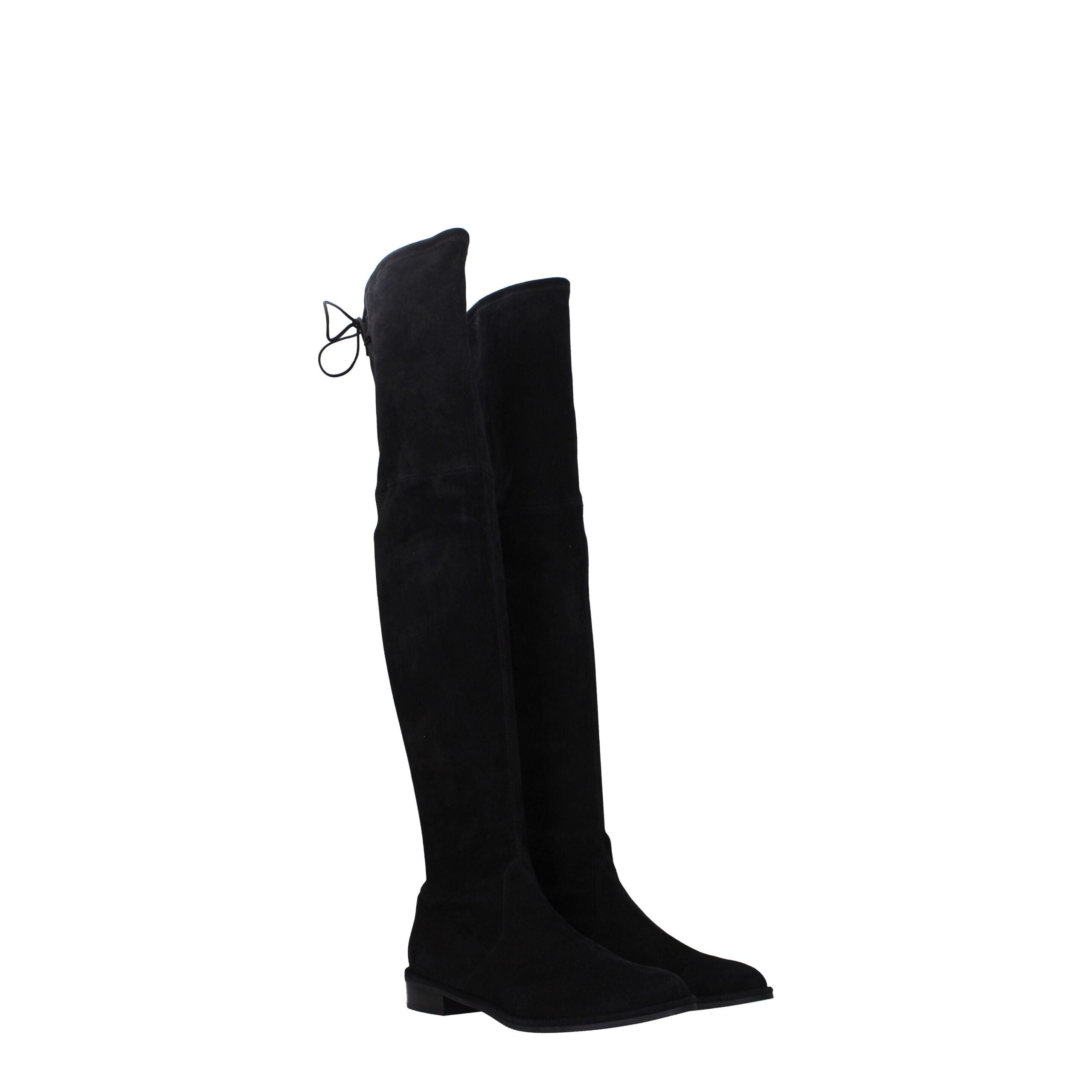 Stuart Weitzman – Schwarzer Lederstiefel