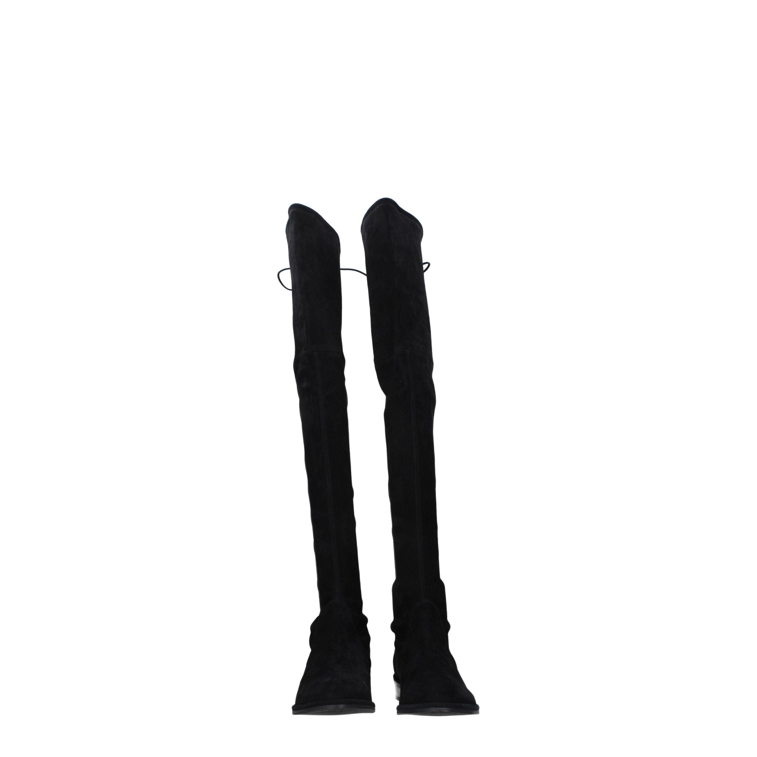 Stuart Weitzman – Schwarzer Lederstiefel
