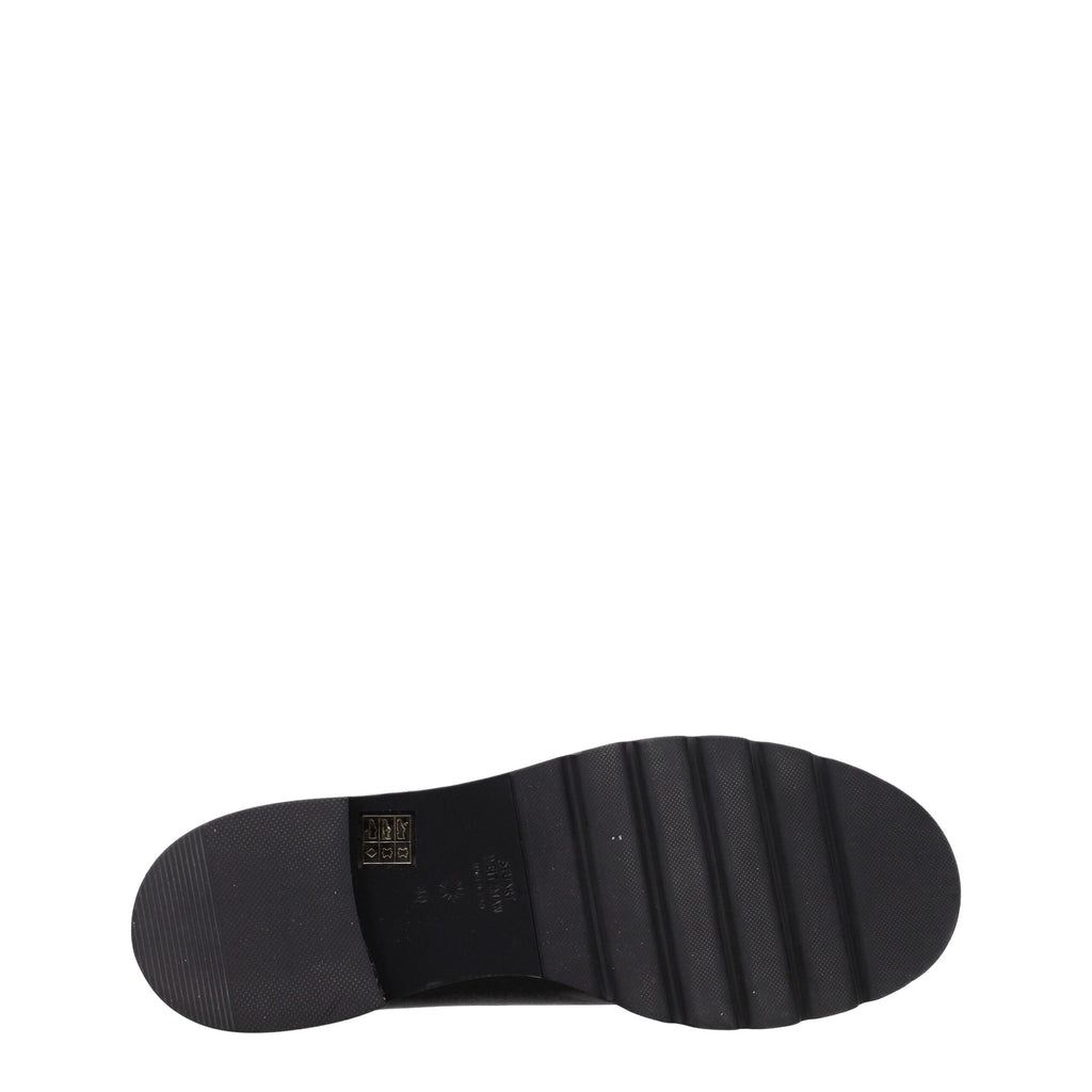 Stuart Weitzman – Schwarze Lederstiefelette
