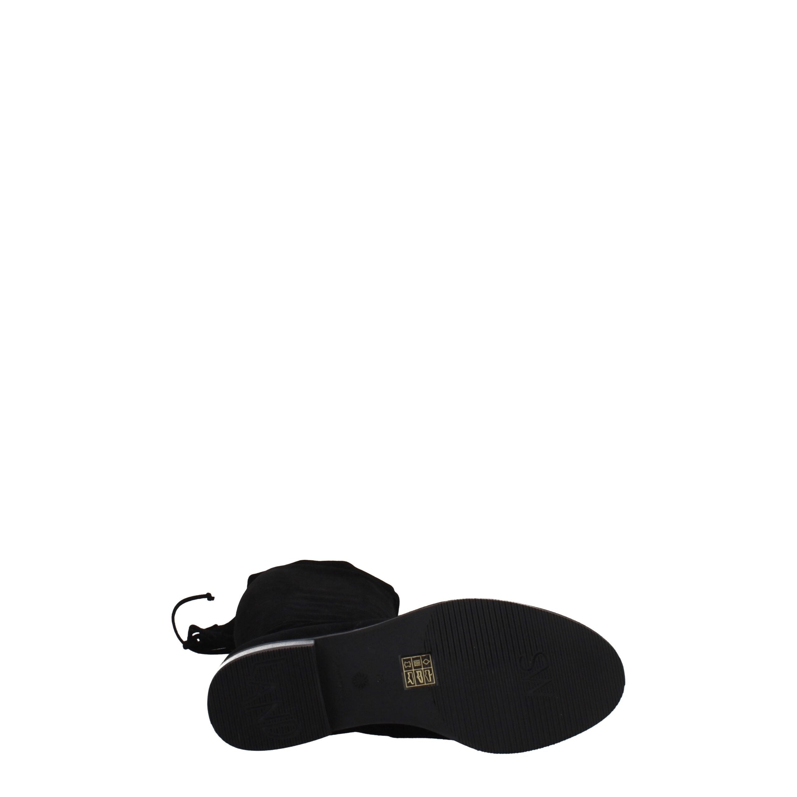 Stuart Weitzman – Schwarzer Lederstiefel
