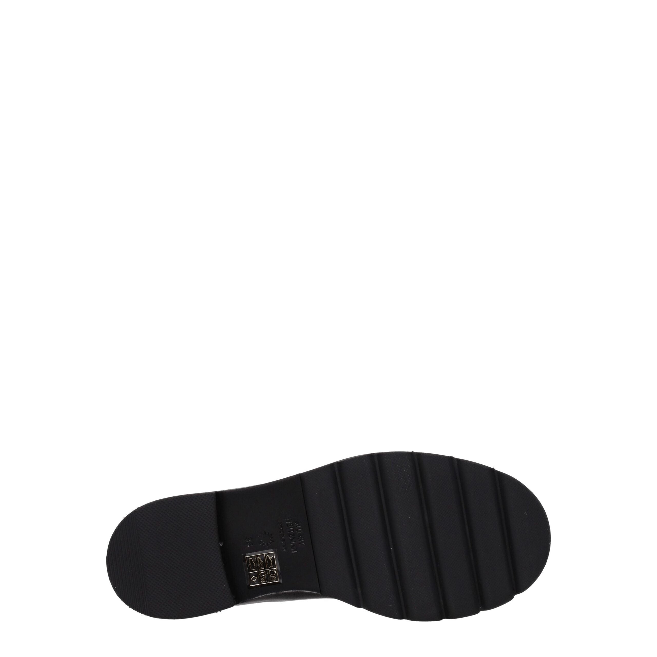 Stuart Weitzman – Schwarze Lederstiefelette