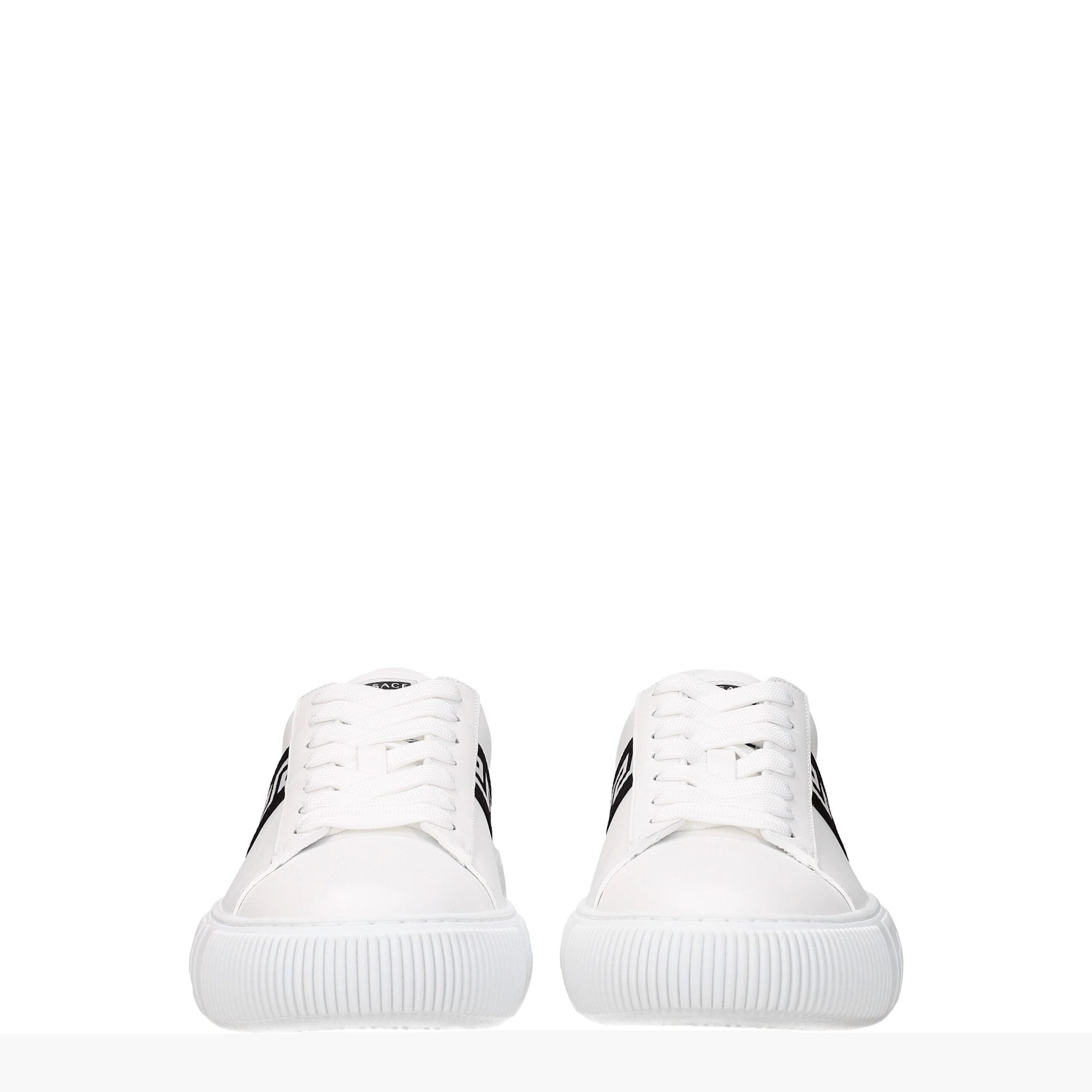 Weiße Ledersneaker von Versace