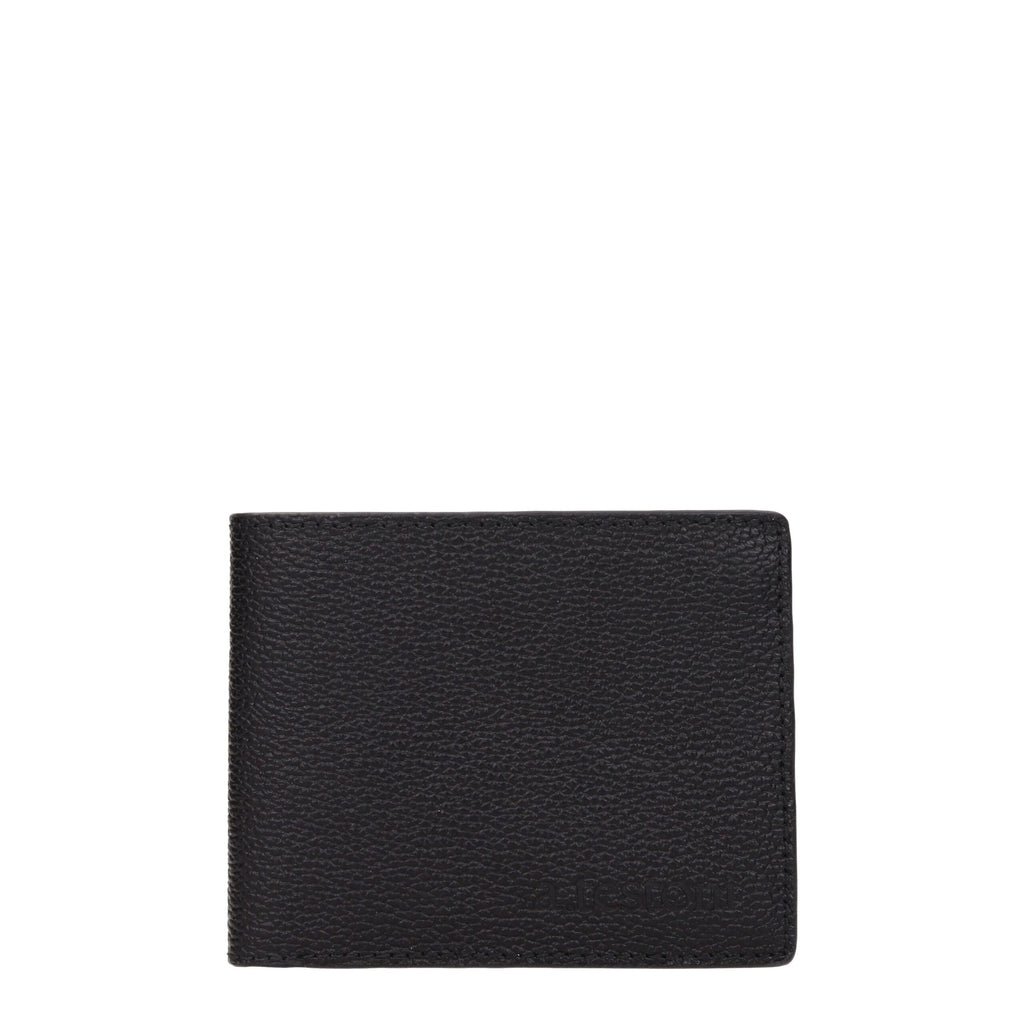Testoni Schwarze Lederbrieftasche