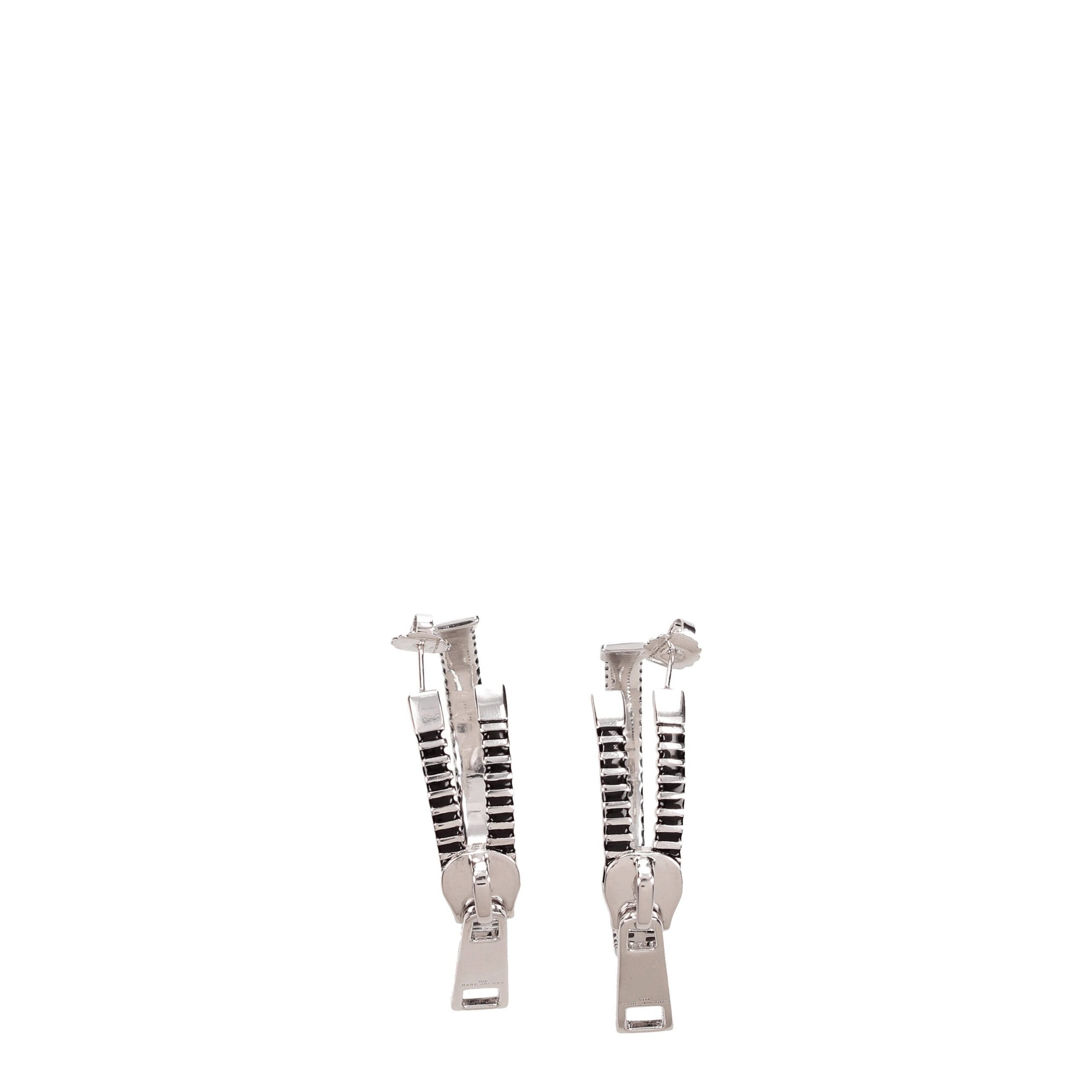 Marc Jacobs Grauer Silberohrring