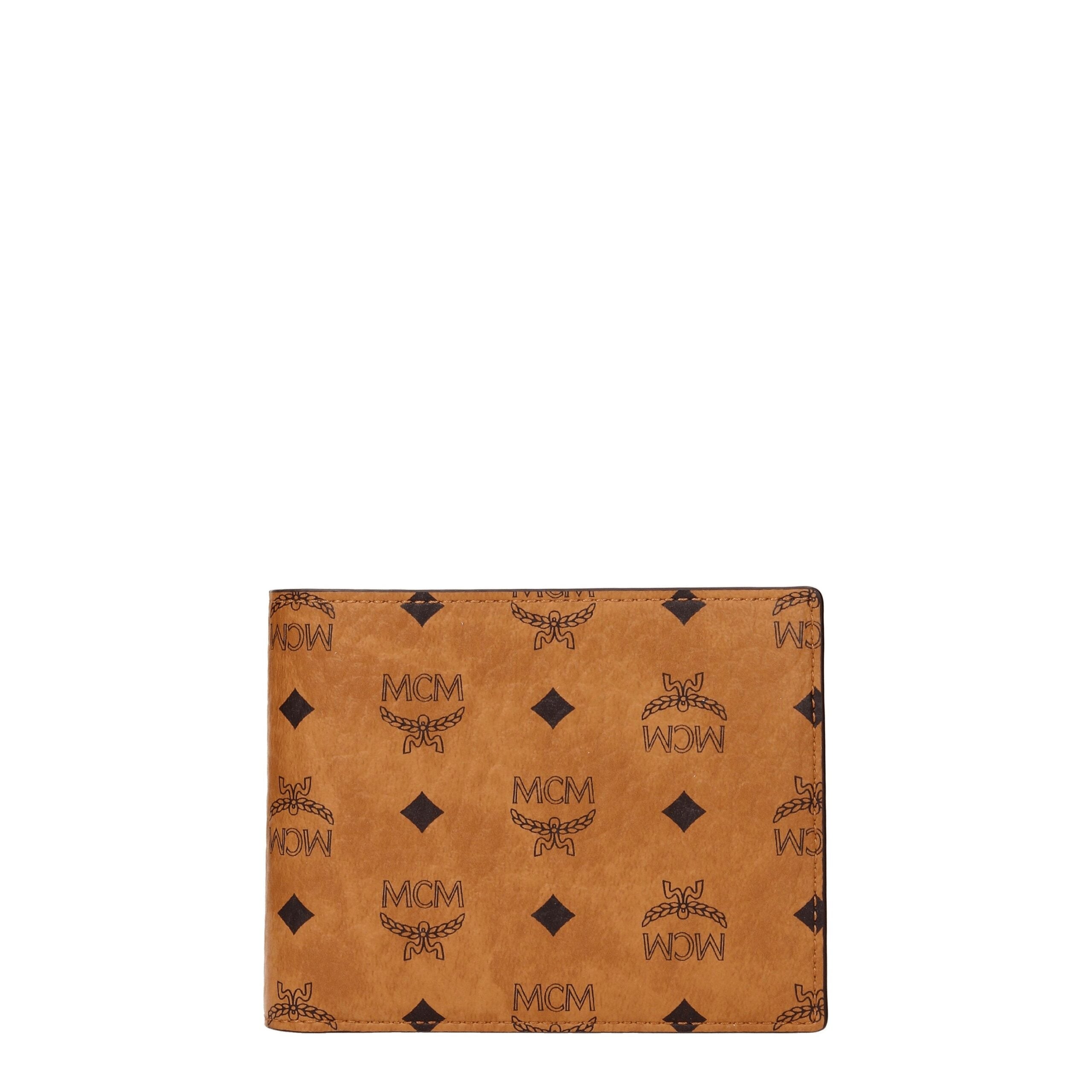 MCM Braune Lederbrieftasche