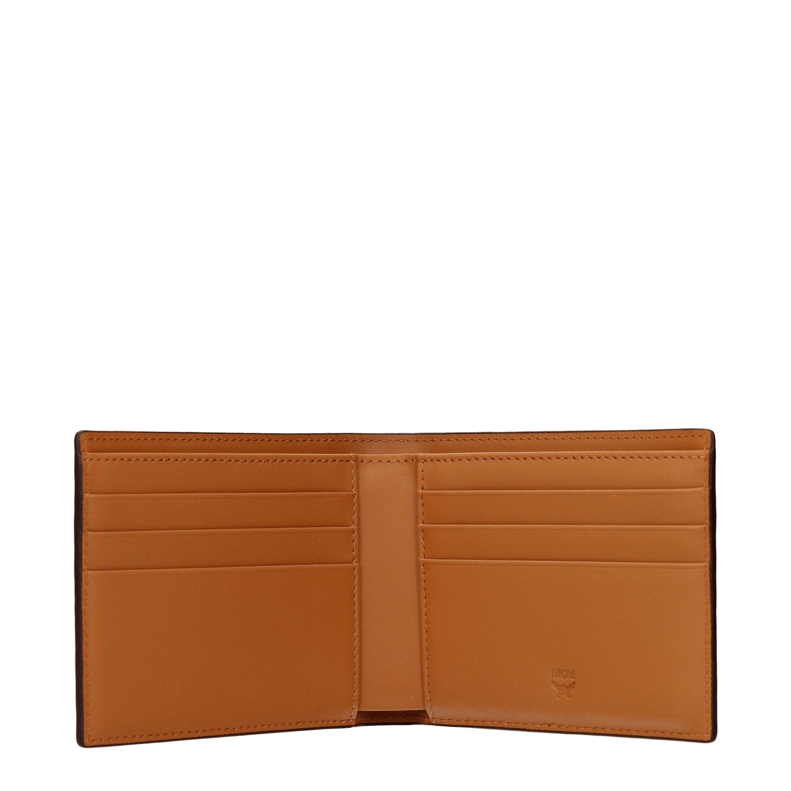 MCM Braune Lederbrieftasche