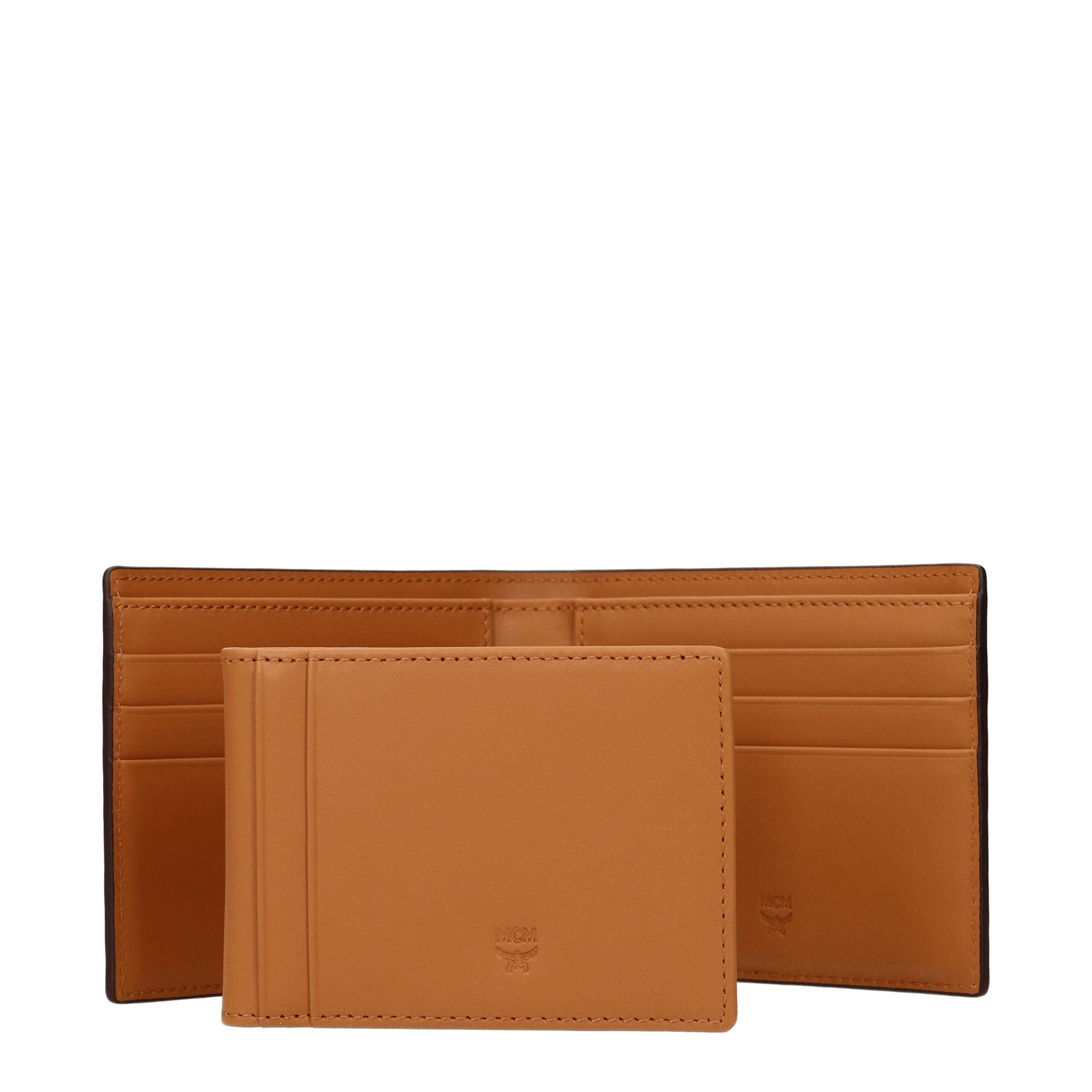 MCM Braune Lederbrieftasche