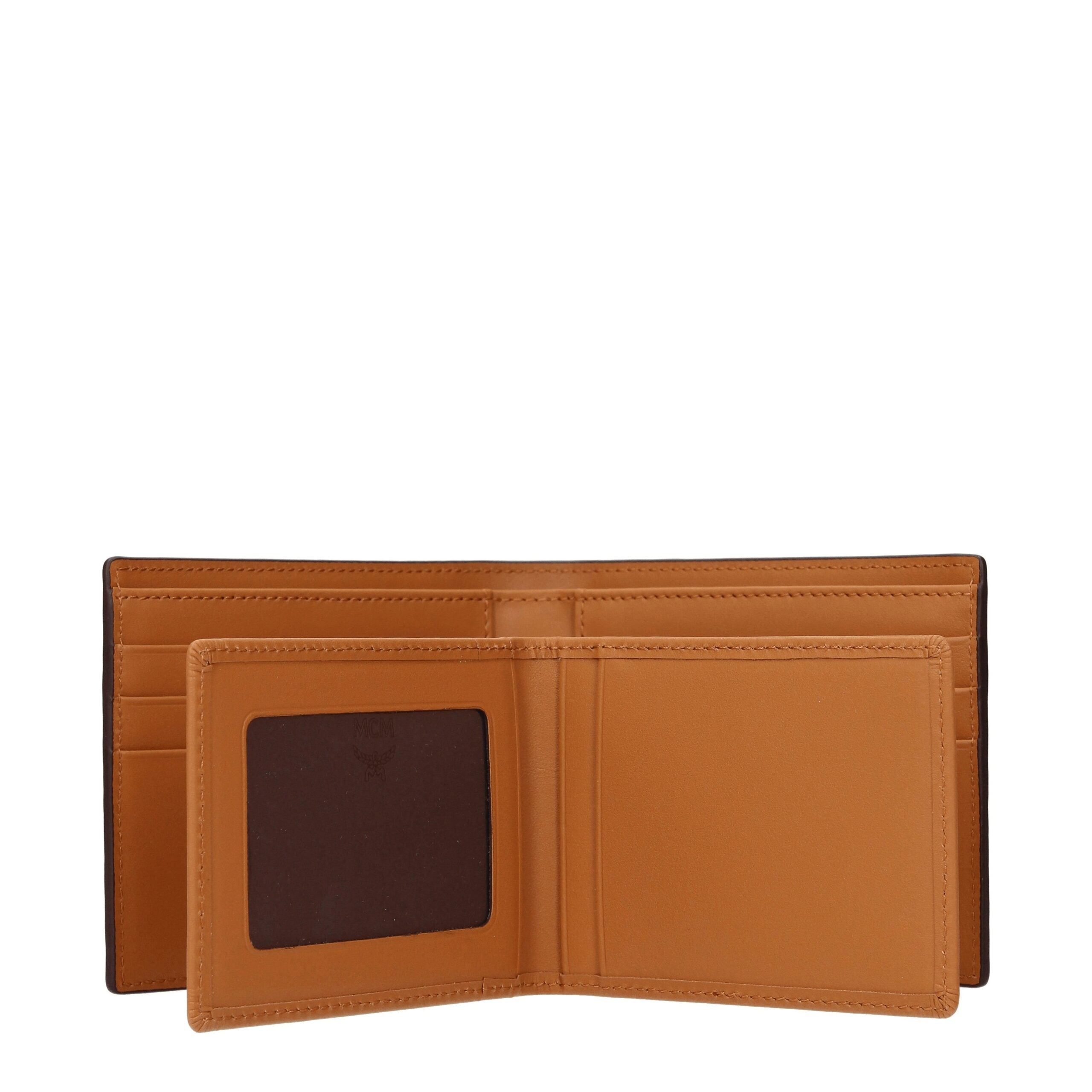 MCM Braune Lederbrieftasche