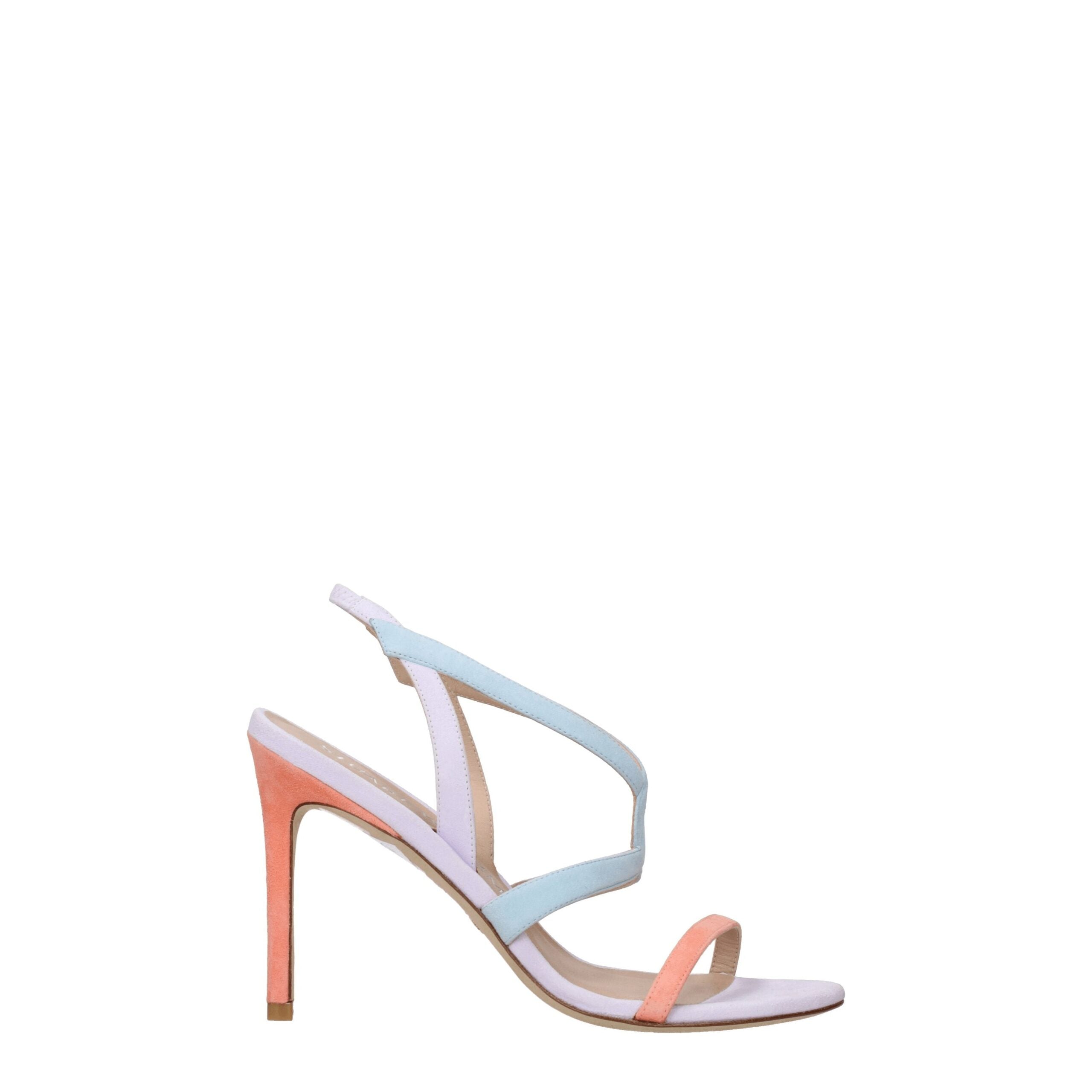 Stuart Weitzman – Mehrfarbige Ledersandalen