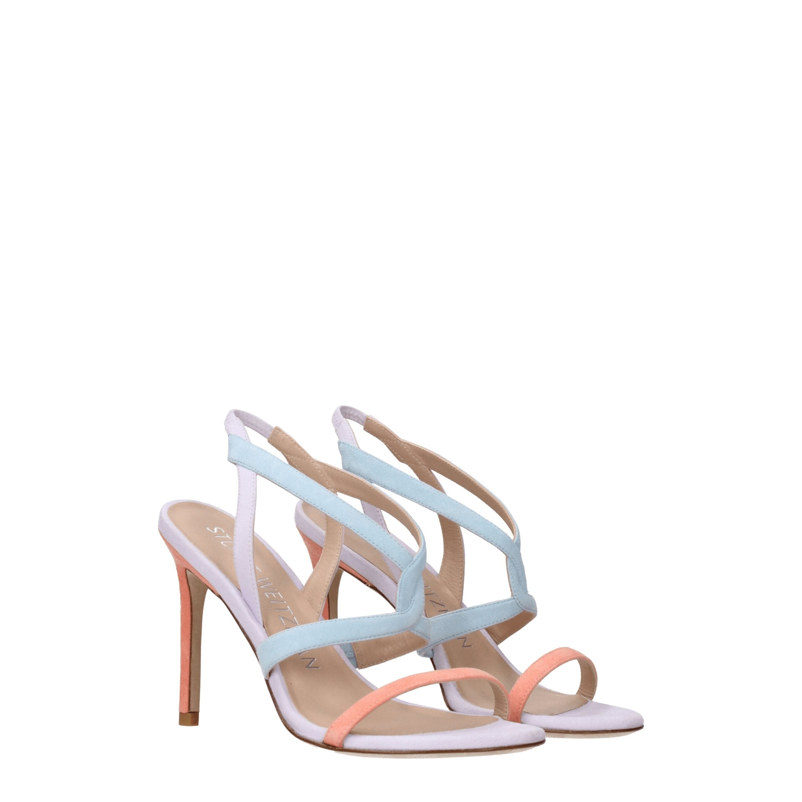 Stuart Weitzman – Mehrfarbige Ledersandalen